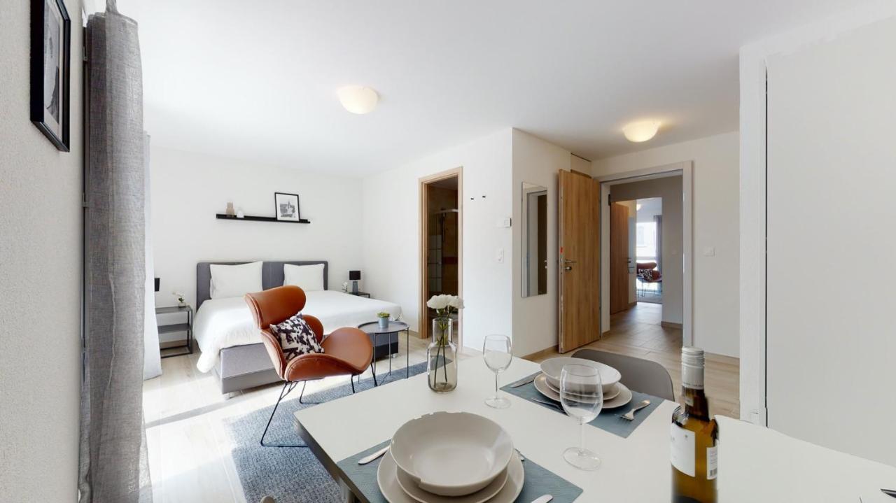 Nonanteneuf Appart Hotel Aigle - Contactless Check-In ภายนอก รูปภาพ
